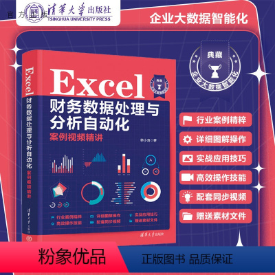 [正版]新书 Excel 财务数据处理与分析自动化案例视频精讲 韩小良 Excel 表处理 财务管理