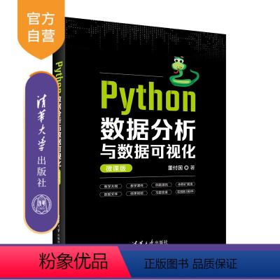 [正版]新书 Python数据分析与数据可视化(微课版) 董付国 软件工具-程序设计