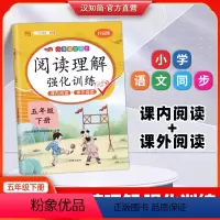 阅读理解强化 五年级下 [正版]汉知简直营阅读理解专项训练书小学五年级阅读理解训练题人教版语文下册课外强化答题解题技巧每