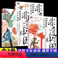 少年博物:非遗里的中国(全3册) [正版]少年博物之非遗里的中国全3册精装硬壳中华传统文化古代四大发明民俗礼俗节日手工艺