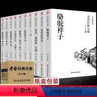 [全10册]老舍经典作品集(盒装) [正版]全套10册 骆驼祥子原著老舍经典作品全集 四世同堂书茶馆济南的冬天四五六七年