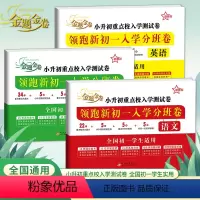 初一入学分班卷[语文+数学+英语] 小学升初中 [正版]2024领跑新初一入学分班真题卷小升初必刷卷语文数学英语达标名校