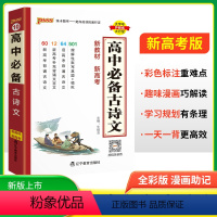 高中古诗文 高中通用 [正版]2025版pass绿卡图书高中古诗文高中语文基础知识记忆掌中宝高中古诗文一本全高中古诗