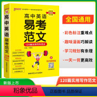 [正版]2025新版pass绿卡图书掌中宝高中英语易考范文120篇 高考生英语作文辅导书口袋书写作模板14高中生英语作