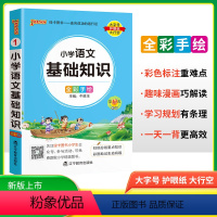 小学语文基础知识 小学通用 [正版]2025版pass绿卡图书掌中宝小学语文基础知识手册全彩手绘小学通用一二三四五六年级