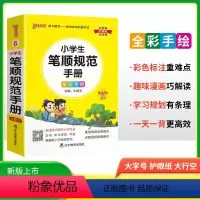 小学生笔顺规范手册 小学通用 [正版]2025版pass绿卡图书掌中宝小学生笔顺规范手册字典全彩手绘小学生规范字写字训练