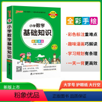 小学数学基础知识 小学通用 [正版]2025版pass绿卡图书掌中宝小学数学基础知识手册全彩手绘小学通用一二三四五六年级