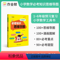 小学数学必考知识思维导图 小学通用 [正版]小学数学必考知识思维导图训练一二三四五六年级小学强化训练专项训练题数学基础提