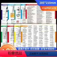 初中知识点速记全套9张[PVC版] 初中通用 [正版]初中知识数学英语物理化学生物历史地理知识大全知识点中考汇总复习资料