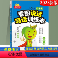 看图说话写话训练本(苹果版) 小学一年级 [正版]看图说话写话训练本新概念一年级小学生语文人教版同步训练入门每日一练苹果