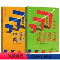 中考语文阅读突破[现代文+古诗文] 初中通用 [正版]初中学业水平考试学习资料中考语文阅读突破《古诗文》+《现代文》专项
