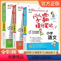 学霸提分笔记[小学语数英] 小学通用 [正版]2023书魔方学霸提分笔记人教版小学语文数学英语(全彩版) 五年级六年级小
