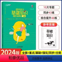 语文基础知识强化训练 八年级 初中通用 [正版]2024新版 一飞冲天初中语文基础知识强化训练 七年级八年级 积累与运用