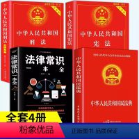 [正版]全套4册 中华人民共和国民法典中国法律常识一本全 实用书籍公司劳动法 注释版婚姻法刑法司法解释2