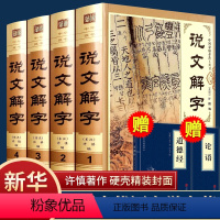 [正版]全套4册 说文解字原版 许慎 540部首繁体字今释段玉裁注 话说汉字语言文字小学生中华书局上海古籍岳麓书社咬文