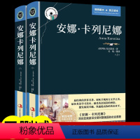 [英汉对照]安娜卡列尼娜上下 [正版]钢铁是怎样炼成的原著书中英文对照双语版中学生大学生必读英汉互译课外名著书籍初中生高