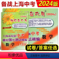 中考精编.数学.试卷+答案 初中通用 [正版]2024版 灿烂在六月 上海市新中考模拟强化测试精编 中考数学+参考答案