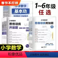 小学数学基本功 小学一年级 [正版]任选小学数学思维培优附加题 开放题基本功 一二三四五六年级思维拓展训练题册 上海教育