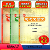 走进文言文 6789年级(套装3本) 初中通用 [正版]走进文言文 6789年级 任选 初中文言文课外阅读与训练精选六七