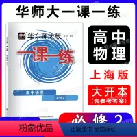 高中物理 必修2[高一下] 高中一年级 [正版]2023新版华东师大版一课一练 高中物理必修2 高一下册 高1年级第