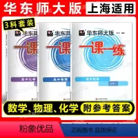 高中数学+物理+化学 必修2(套装3册) 高中一年级 [正版] 2023版华东师大版一课一练 高中数学英语SJ版SW