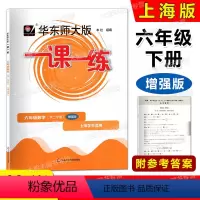 数学增强版 六年级下 [正版]2023春华东师大版 一课一练 数学 增强版 六年级第二学期/6年级下 华东师范大学出版