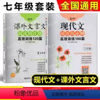 周计划 现代文+文言文 7年级(2本) 初中通用 [正版]任选 初中现代文阅读周计划高效训练100篇+课外文言文阅读周计