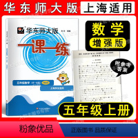 2022华师大一课一练 数学增强版 5上 五年级上 [正版]2022华东师大版一课一练 数学 增强版 五年级第一学期/5