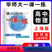 物理 必修3 [正版]2023新版华东师大版一课一练 物理必修3 高二上册高2年级第一学期物理 华师大版一课一练 上海版