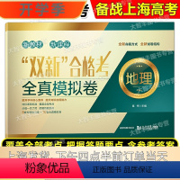 地理 上海 [正版]双新合格考 全真模拟试卷 地理 上海高中地理辅导书 5套专题复习卷+10套全真模拟卷 含答案 高二高