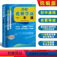 初中名著学练一本通 初中通用 [正版]初中名著学练一本通 孔立新韩涛主编 24幅思维导图速记重难点360道真题考点全覆
