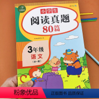 语文 [正版]彩绘版小学生三年级阅读理解训练题册语文阅读真题80篇专项训练习册 3年级阶梯阅读与写作辅导字词句短文内容填