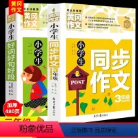[正版]全2本三年级同步作文书大全 小学语文阅读作文与考试训练作文提升好词好句好段素材积累大全组词造句写作技巧佳句摘抄