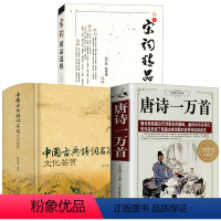 [正版]3册唐诗一万首+中国古典诗词名篇文化鉴赏+宋词精品选释 全唐诗全集鉴赏李白杜甫白居易王维李贺李牧元稹诗文名句赏