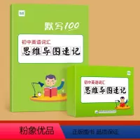 [初中]英语思维导图记单词卡片(赠配套默写本) 小学升初中 [正版]易蓓小学初中英语单词学音标思维导图速记单词记背神器学