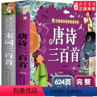 [正版]唐诗三百首+宋词三百首 带解注释故事鉴赏析 大字大开本彩图注拼音小学生一二三年级幼 版早教国学启蒙书籍 故事
