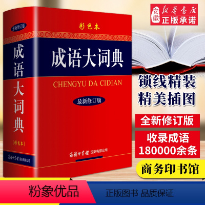 [正版]成语大词典彩色本2021新修订版 中小学初高中生常用成语工具书成语辞典大全汉语字典成语工具书籍书店网店