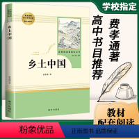 [正版]乡土中国 费孝通原著 高中名著整本书阅读高一必读高中生书目红楼梦中国乡士乡村社会文化书籍人民文学 南方 出版社