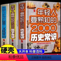 [3册]历史常识+文化常识+国学常识 [正版]全套3册 年轻人要熟知的2000个国学常识文化常识历史常识结合丰富的知识类