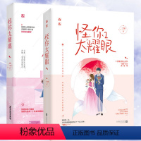 [正版]套装2册 怪你太耀眼 1+2册一字眉 著花火都市霸道总裁甜宠青春言情小说书籍不及格初恋今天也为你着迷