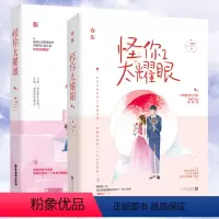 [正版]套装2册 怪你太耀眼 1+2册一字眉 著花火都市霸道总裁甜宠青春言情小说书籍不及格初恋今天也为你着迷