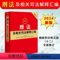 [正版]2024年版新刑法及相关司法解释汇编 根据刑法修正案十二修订 中华人民共和国刑法典版法律法规刑法总则立案标准