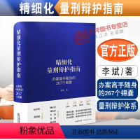 [正版]2022新 精细化量刑辩护指南 办案高手随身的267个锦囊 李斌著 量刑辩护体系 辩护思维训练法律实务 法