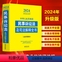 [正版]2024年中华人民共和国民事诉讼法及司法解释全书法律法规全书含典型案例新民诉法律条文法律法规法规人民法院司法解