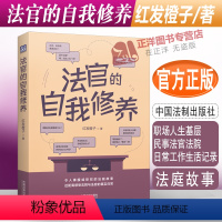 [正版]2022新书 法官的自我修养 红发橙子 成永哲 职场人生基层民事法官法院日常工作生活记录 法庭故事 法制出版社