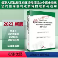 [正版]2023新书 人民法院生态环境侵权禁止令保全措施 惩罚性赔偿司法解释的理解与适用 9787519769567