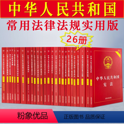 [正版]实用版26册2024常用法律书籍全套新版中华人民共和国刑法民事刑事诉讼法行政劳动合同劳动法版2023公司法