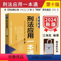 [正版]赠帆布包 2024新版 刑法应用一本通 第十版第10版 江海昌 刑法一本通工具书 刑法修正案十二 刑事法官办案