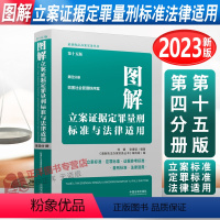 [正版]2023新书 图解立案证据定罪量刑标准与法律适用 第十五版 第四分册 刘健 张雍锭 办案实务丛书 中国法制