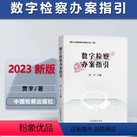 [正版]2023新书 数字检察办案指引 贾宇主编 人民检察院数字检察办公室 数字检察办案实务 案例解析 中国检察出版